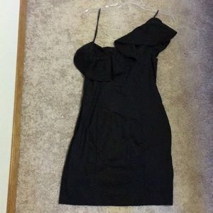 H &M one shouldered ruffle top